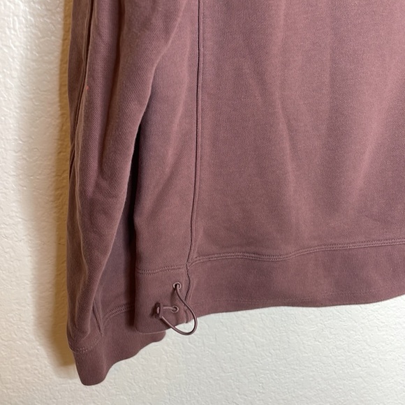 Lululemon French Terry Oversized Long Sleeve CrewSmoky Topaz Mens Size M - Picture 9 of 12